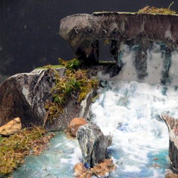 COMMISSION 18 + Pc, 6+ ft River+Falls WARGAME TERRAIN by Foofighterubu