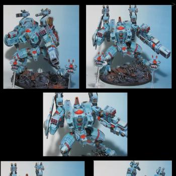Warhammer 40k Tau XV104 Riptide Battlesuite 2 by noxyren