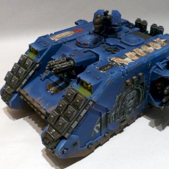 Ultramarines Land Raider by miniartstudios