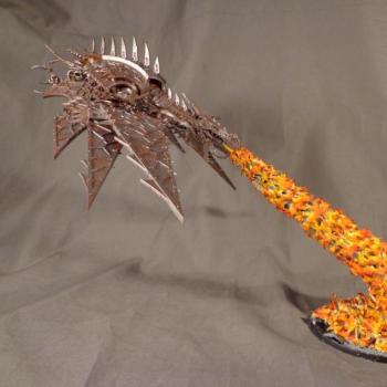 Heldrake Flame Base by StandardofWar