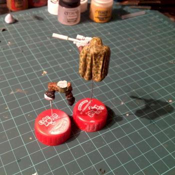 Hooded Space marine sniper in progress by danw82