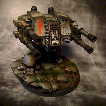 Grey knight dreadnought by Tryzna