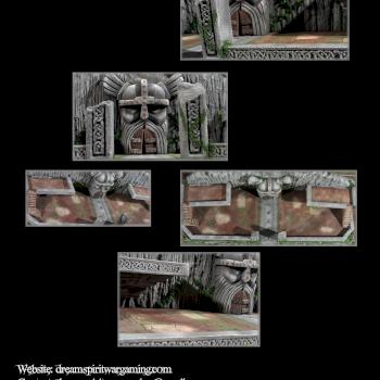 Dwarf Army Display Board: ''Kingdom Under The Mountain'' by dreamsOFwar