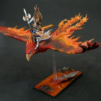 Flamespyre Phoenix - High elves by thefigurecorner