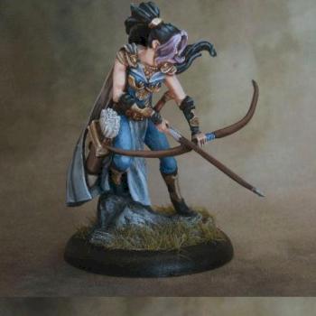 Hunter girl by Theminiaturepainter
