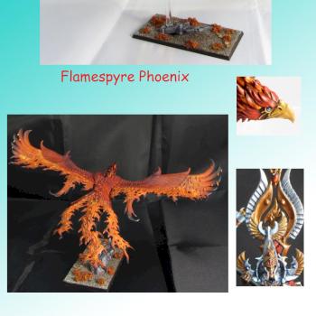 High Elves  Flamespyre Phoenix by agyar