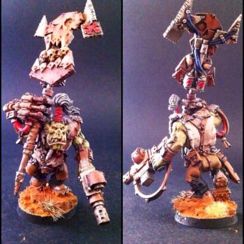 ork nob waagh banner by gobsan
