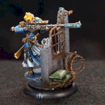 Cygnar Captain Kara Sloan by FunkyLee