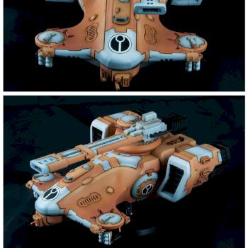 Tau Hammerhead Gunship by Farbfanatiker