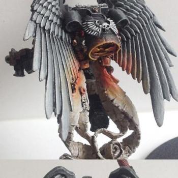 Winged Chaplain for the Dark Angels by Elaine Marley