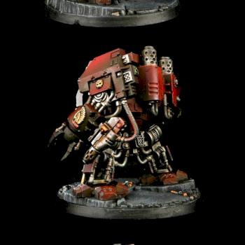 Blood Angels Librarian Dreadnought by moojo