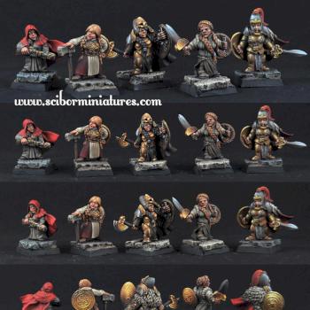 Dwarves Female Characters by Scibor