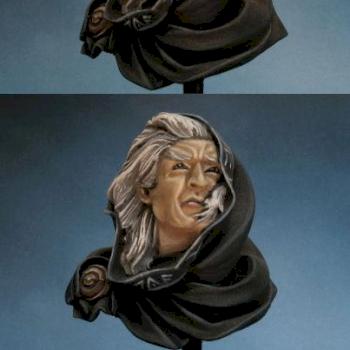 raistlin majere bust by Theminiaturepainter