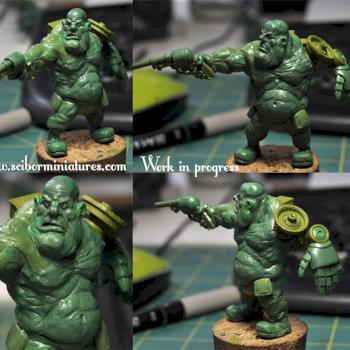 Ogre work in progress by Scibor