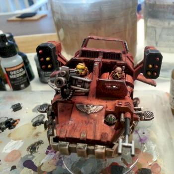 Blood Angels Landspeeder by Nappo