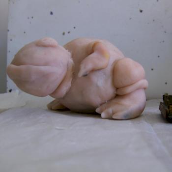 WIP sculpt Warbeast by Silenthillbillie