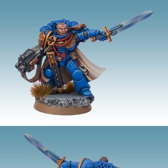 SPACE MARINES ULTRAMARINES COMMANDER CAPTAIN by Fireknight