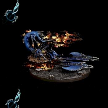 Burning chariot of tzeentch by HellfireStudio