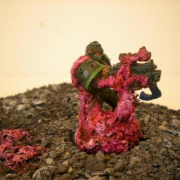 Space Marine Khorn plague by olsson