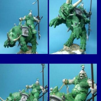 Ogre Thunderlord Sculpt - Greens View by thistledoo minis