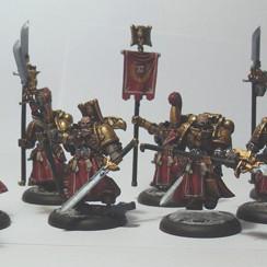 Adeptus Custodes Squad by iron revolution