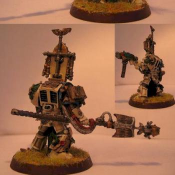 DA Librarian - space marine by MitchellHucker