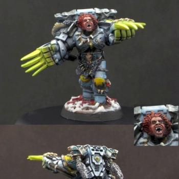 Space Wolves Captain by Darkezekiel
