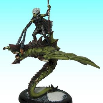 Legion of Everblight Blighted Nyss Sorceress on Hellion by Trouble Maker