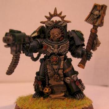 DA Chaplin - space marine by MitchellHucker