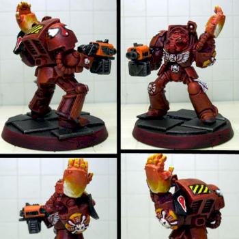 Blood Angel Terminator 01 (Space Hulk) by CaelynTek