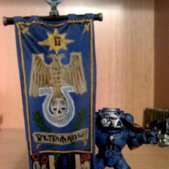 Ultramarine Standard Bearer by piggysparxxx