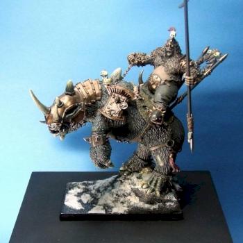 Ogre Thunderlord - Painted Mini (Montage to follow) by thistledoo minis