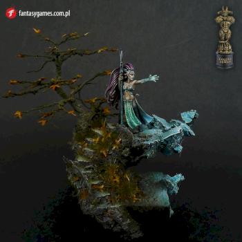 Dark Elf Supreme Sorceress (GD Germany 2013, Silver in open cat.) by fantasygames.com.pl