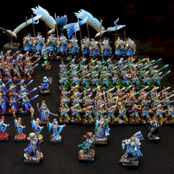High Elves Army by VIOLET