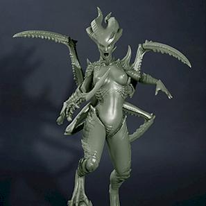 Arushnee, sculpt and paint. by CreatureCaster