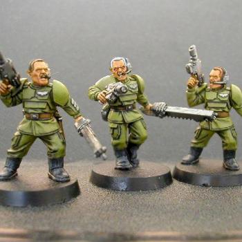 Cadian Sergeants by Typhus