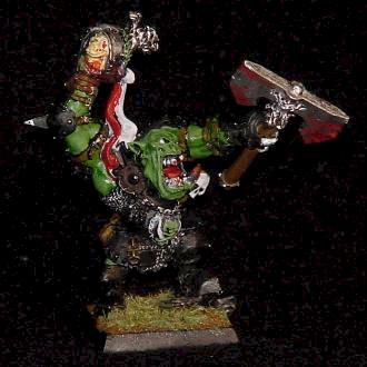 Ork-Waaaghboss by Aidan
