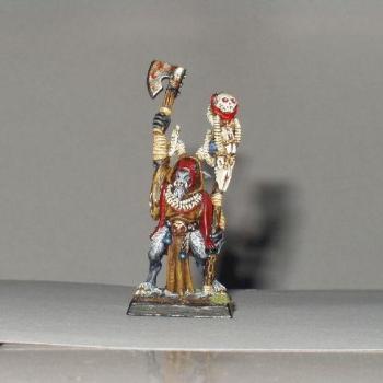 Beastman Shaman ( front ) by Kurvrath