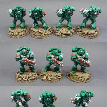 Dark Angels Tactical Squad with Captain - Dark Vengeance by M5S3
