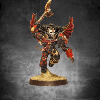 Blood Angels Chaplain by Wickedwrath