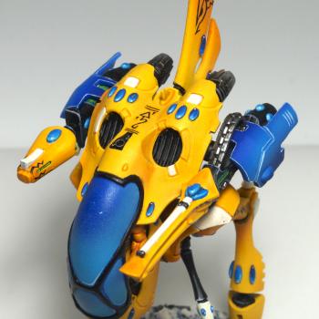 Eldar war walker WASP by ghostd