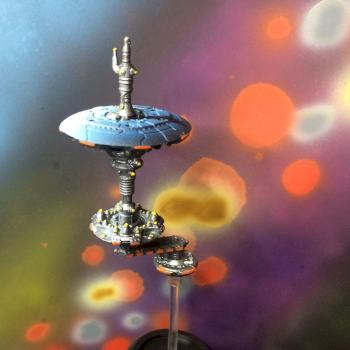 Hawk Wargames Space Station for Dropfleet Commander by bazzalisk