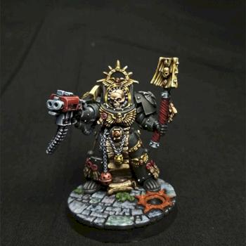 Space Marine Terminator Chaplain by Zik