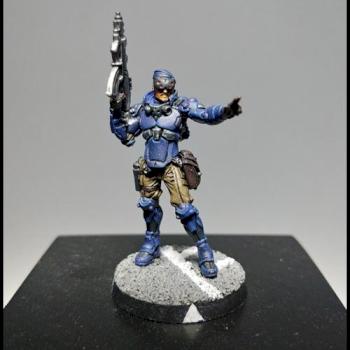 PanOceania Fusilier Greg (Hacker) by DerMarc
