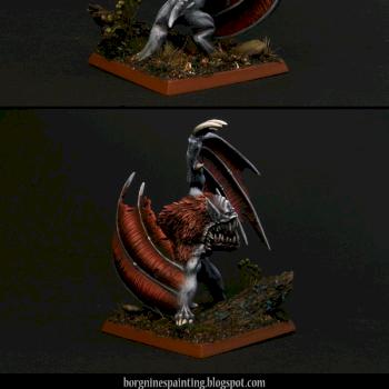 Alternative Varghulf - converted Zombicide Wolfbomination by Stanley