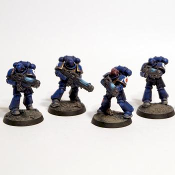 Ultramarines Hellblaster Squad by Grim Factorum