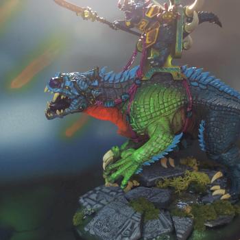 Carnosaur on Custom Base by bazzalisk