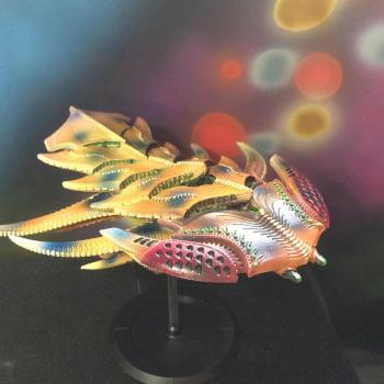 Scourge Battleship from Dropfleet Commander by bazzalisk