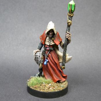 Title: 03381: Satheras, Elf Warlock by mikecarrero