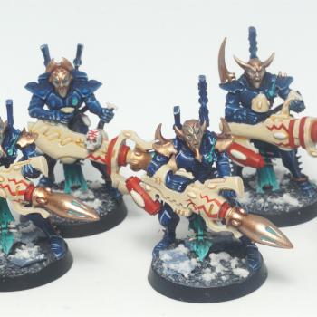 Eldar Dark Reapers by ghostd